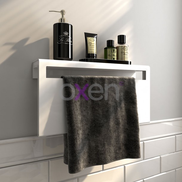 Calentador de toallas eléctrico para el baño, estante de toalla