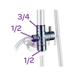 Selector Columna Con Monomando Redondo